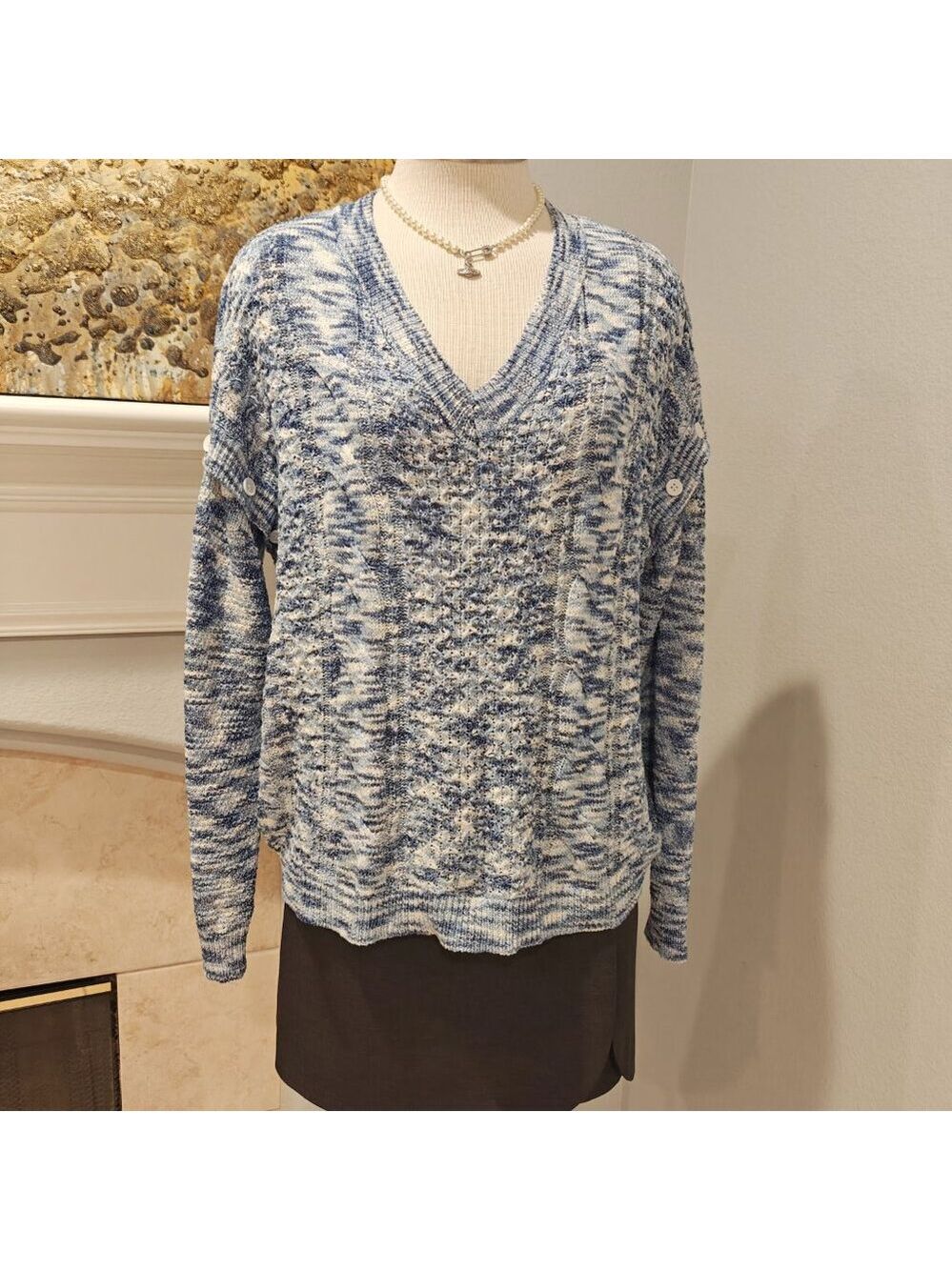 Two-way knit top